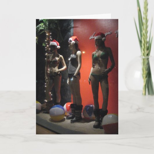 クリスマスビキニ&ブーツカード シーズンカード (正面)