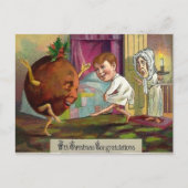 クリスマスビクトリアンおめでとうがき ポストカード (正面)