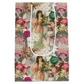 クリスマスビクトリアンの輝き   ミディアムペーパーバッグ (裏面)