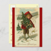 クリスマスビクトリアンはがき シーズンポストカード (正面/裏面)