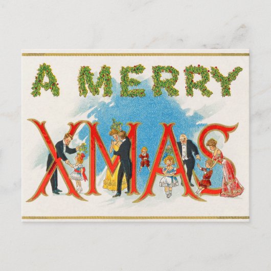 クリスマスビクトリアンはがき シーズンポストカード (正面)