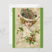 クリスマスビクトリアンはがき シーズンポストカード (正面/裏面)