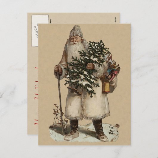 クリスマスビクトリアンはがき シーズンポストカード (正面/裏面)