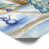 クリスマスビクトリアンカップル ポスター (角)