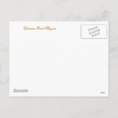 クリスマスビクトリアンキャロル歌手 シーズンポストカード (裏面)