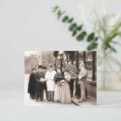 クリスマスビクトリアンキャロル歌手 シーズンポストカード (スタンド正面)