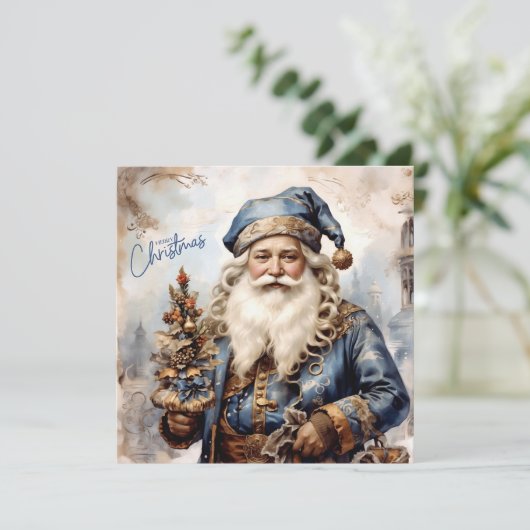 クリスマスビクトリアンサンタクロース シーズンカード (スタンド正面)