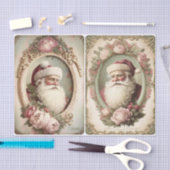 クリスマスビクトリアンサンタ 薄葉紙 (クラフト)