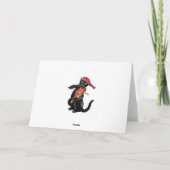 クリスマスビクトリアンシーン シーズンカード (裏面)