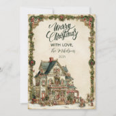 クリスマスビクトリアンハウス シーズンカード (正面)