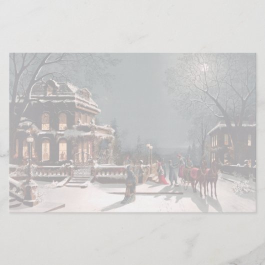 クリスマスビクトリアンパーティー文房具 便箋 (正面)