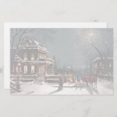 クリスマスビクトリアンパーティー文房具 便箋 (正面/裏面)