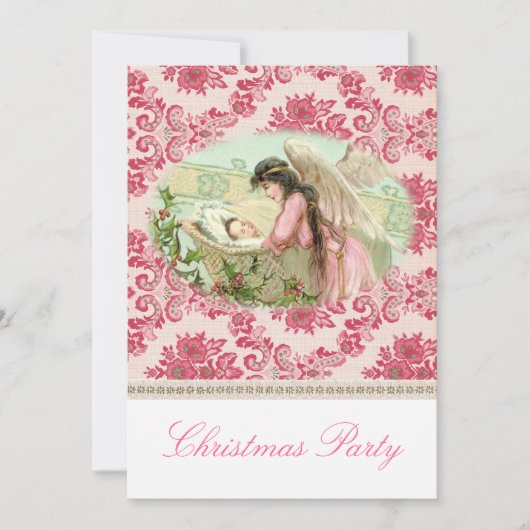 クリスマスビクトリアンパーティー 招待状 (正面)