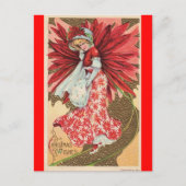 クリスマスビクトリアンフェアガール シーズンポストカード (正面)