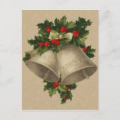 クリスマスビクトリアンベルのはがき シーズンポストカード (正面)