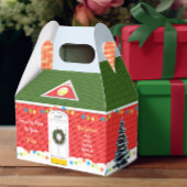 クリスマスビクトリアンホームパーソナライズされたホリデーボックス フェイバーボックス