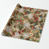 クリスマスビクトリアンメドレー ラッピングペーパー (アンロールド)
