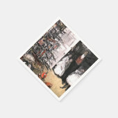 クリスマスビクトリアン朝 スタンダードカクテルナプキン (角)