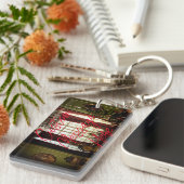 クリスマスビクトリアン – カスタマイズ可能なキーチェーン キーホルダー (正面右)
