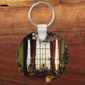 クリスマスビクトリアン – カスタマイズ可能なキーチェーン キーホルダー (正面)