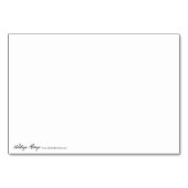 クリスマスビクトリアン – カスタマイズ可能なテーブルカード テーブルナンバー (裏面)