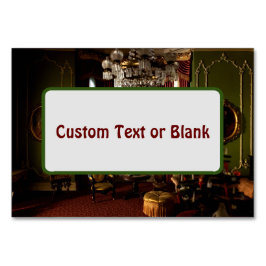 クリスマスビクトリアン – カスタマイズ可能なテーブルカード テーブルナンバー