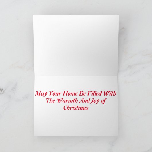 クリスマスビクトリアン カード (内部)