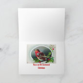 クリスマスビクトリアン シーズンカード (内部)