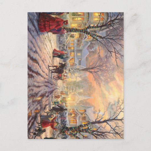 クリスマスビクトリアン。 ポストカード (正面)