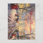 クリスマスビクトリアン。 ポストカード (正面)