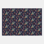 クリスマスビクトリアン ラッピングペーパーシート (正面2)