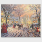 クリスマスビクトリアン。 ラッピングペーパー (フラット)