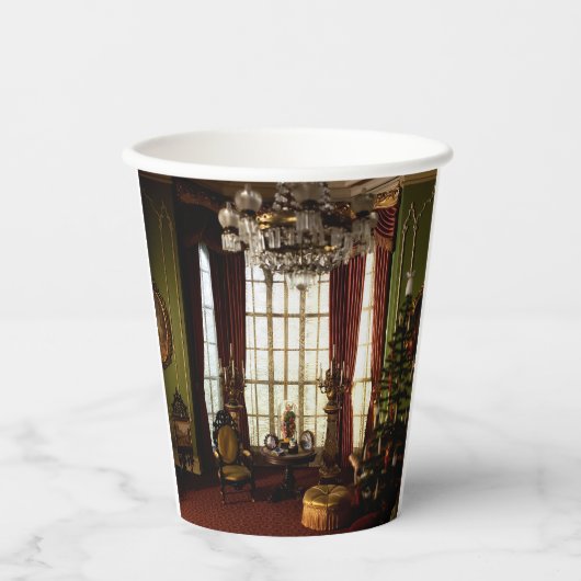 クリスマスビクトリアン-紙カップ 紙コップ (正面)