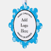 クリスマスビジネスのお客様への感謝の贈り物 オーナメントカード (左)