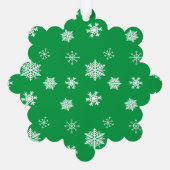 クリスマスビジネスのお客様への感謝の贈り物 オーナメントカード (裏面)