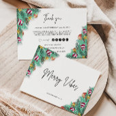 クリスマスビジネスサンキューカードテンプレート 招待状