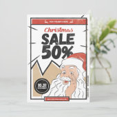 クリスマスビジネスチラシ シーズンカード (スタンド正面)