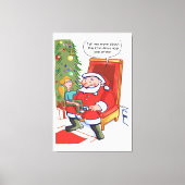 クリスマスビジネスパートナーのキャンバス印刷 キャンバスプリント (正面)