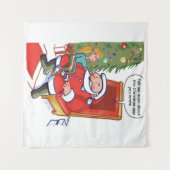 クリスマスビジネスパートナーのタペストリー タペストリー (正面(横))