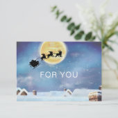 クリスマスビジネス証明書のギフト (スタンド正面)