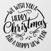 クリスマスビジネス ウィンドウサイン (シート)