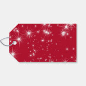 クリスマスビジネスQRコードグリーティングタイのラベル ギフトタグ (裏面横)