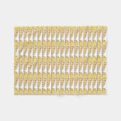 クリスマスビスコティイタリアンホリデーデザートペストリー フリースブランケット (正面(横))