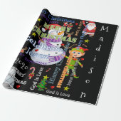 クリスマスビッグシスターラッピング紙イエスサンタ ラッピングペーパー (アンロールド)