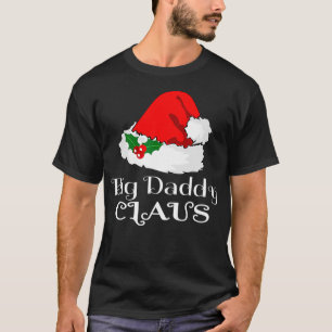 クリスマスビッグダディクロースマッチングパジャマサンタハ Tシャツ