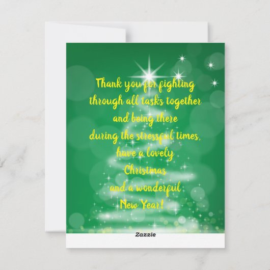 クリスマスビットコイン – デイトレーダーギフト シーズンカード (裏面)