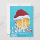 クリスマスビットコイン – デイトレーダーギフト シーズンカード (正面)