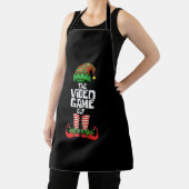 クリスマスビデオゲーム小妖精や小人 エプロン (インサイチュ)