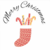 クリスマスビニールのシール シール (正面)