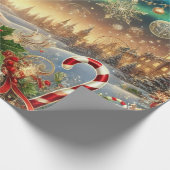 クリスマスビベスデザインスタイル1 ラッピングペーパー (角)